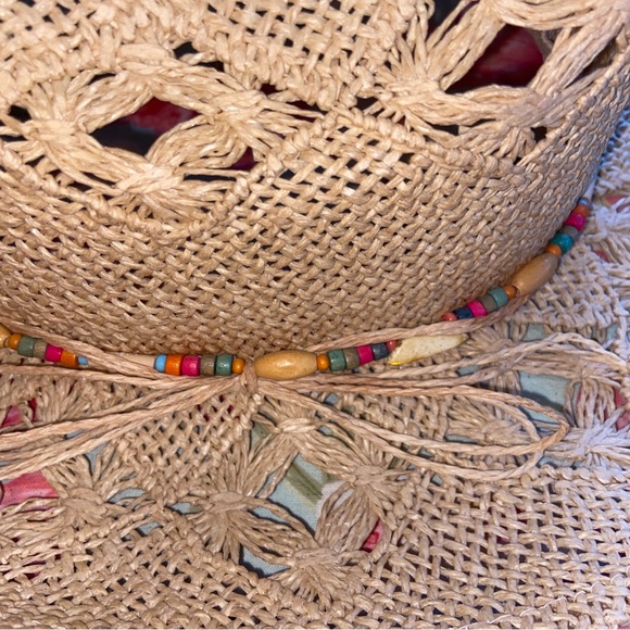 Cappelli Cowboy Cowgirl Hat Womens Western Paper Straw Boho Concert Festival - Picture 7 of 13